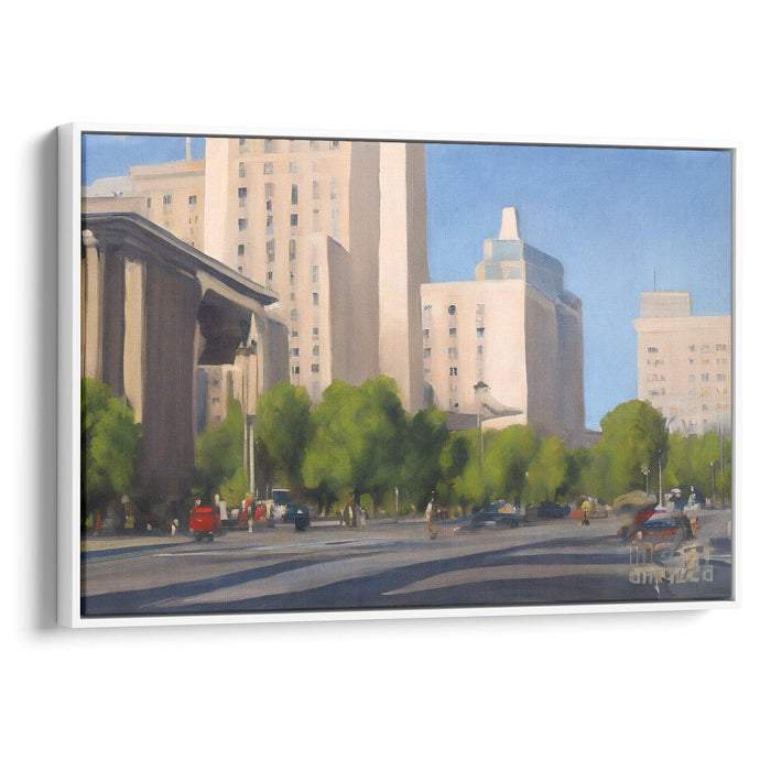 Realism St. Louis Arch Print - Canvas Art Print by Kanvah