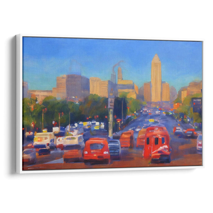 Realism St. Louis Arch Print - Canvas Art Print by Kanvah