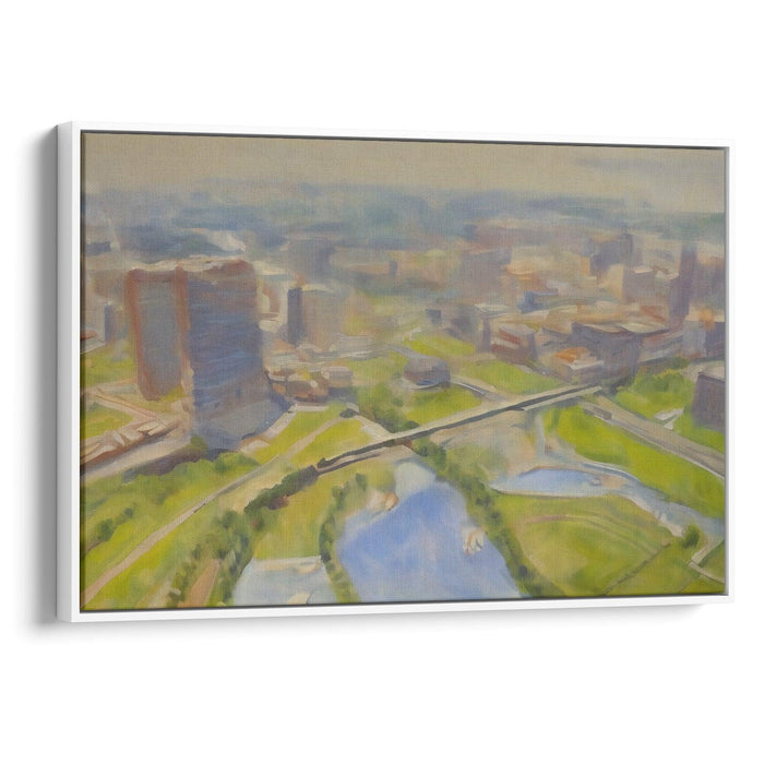 Realism St. Louis Arch Print - Canvas Art Print by Kanvah