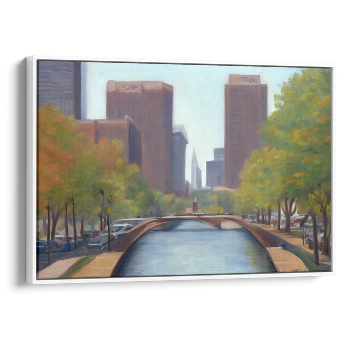 Realism St. Louis Arch Print - Canvas Art Print by Kanvah