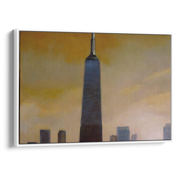 Realism Willis Tower Print - Canvas Art Print by Kanvah