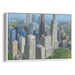 Realism Willis Tower Print - Canvas Art Print by Kanvah