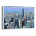 Realism Willis Tower Print - Canvas Art Print by Kanvah