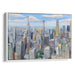 Realism Willis Tower Print - Canvas Art Print by Kanvah