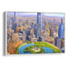 Realism Willis Tower Print - Canvas Art Print by Kanvah