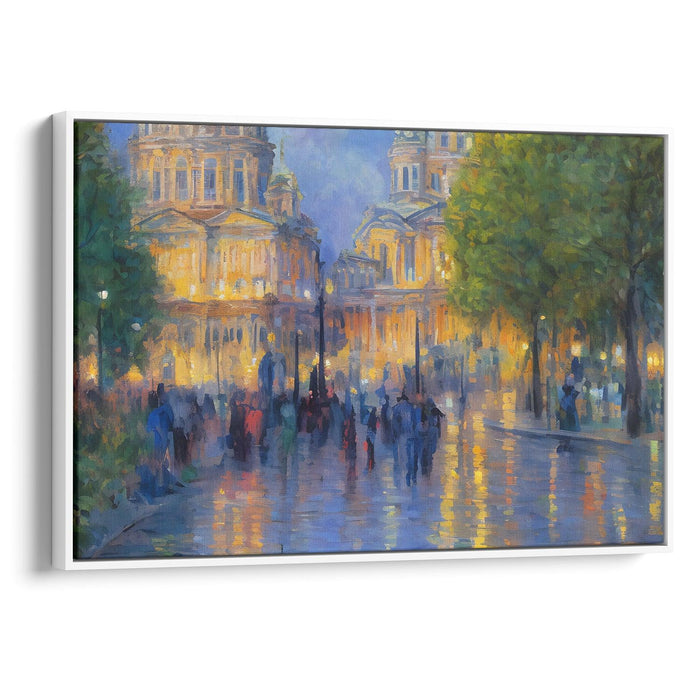 Impressionism St. Petersburg Print - Canvas Art Print by Kanvah