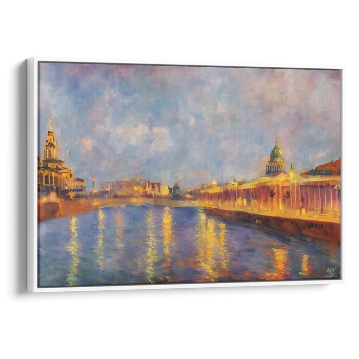 Impressionism St. Petersburg Print - Canvas Art Print by Kanvah