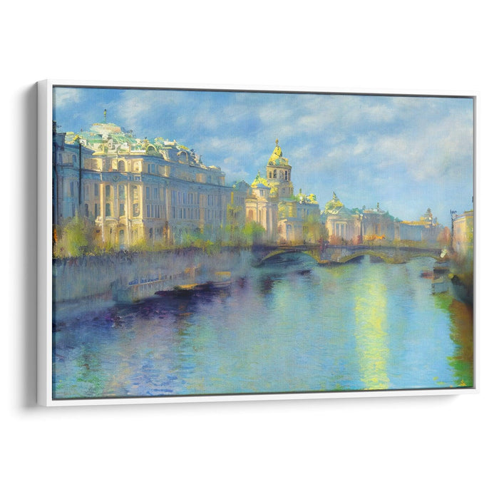 Impressionism St. Petersburg Print - Canvas Art Print by Kanvah