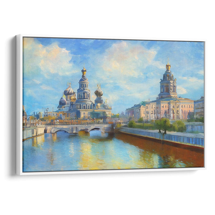 Impressionism St. Petersburg Print - Canvas Art Print by Kanvah