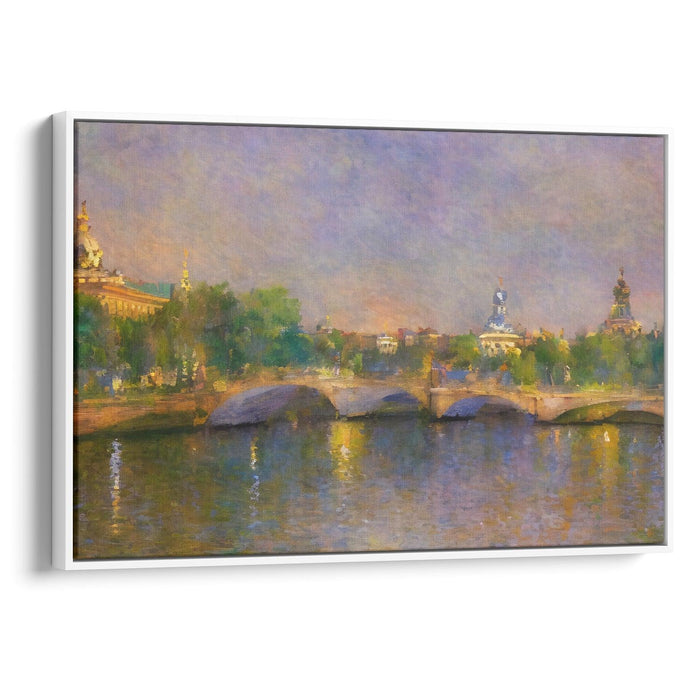 Impressionism St. Petersburg Print - Canvas Art Print by Kanvah