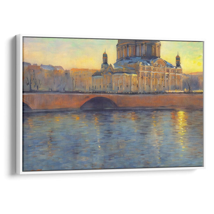 Impressionism St. Petersburg Print - Canvas Art Print by Kanvah