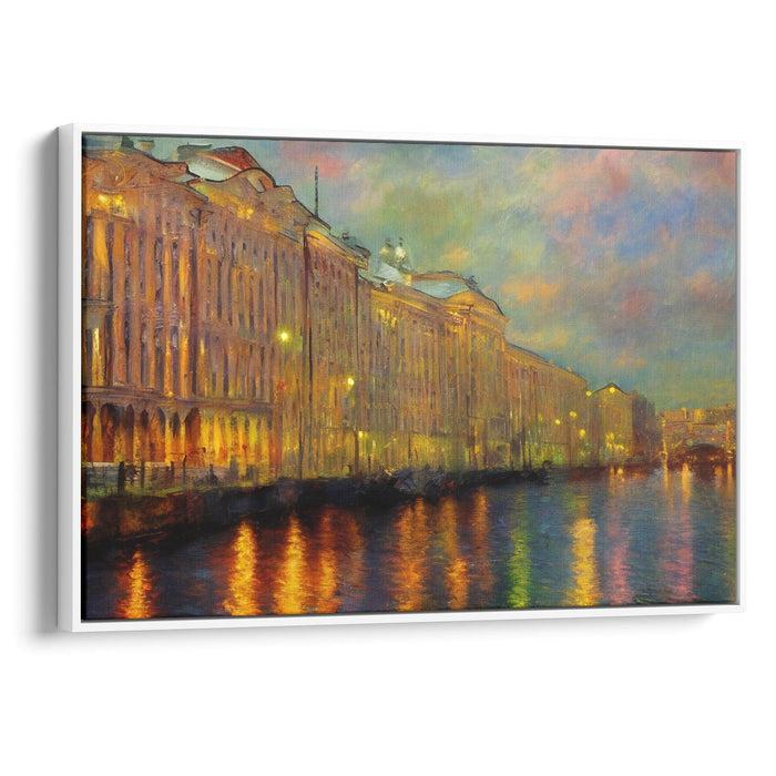 Impressionism St. Petersburg Print - Canvas Art Print by Kanvah