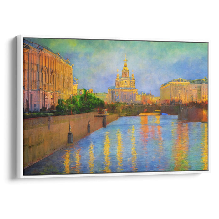 Impressionism St. Petersburg Print - Canvas Art Print by Kanvah