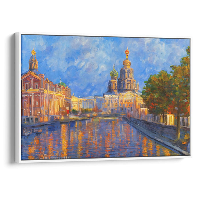 Impressionism St. Petersburg Print - Canvas Art Print by Kanvah