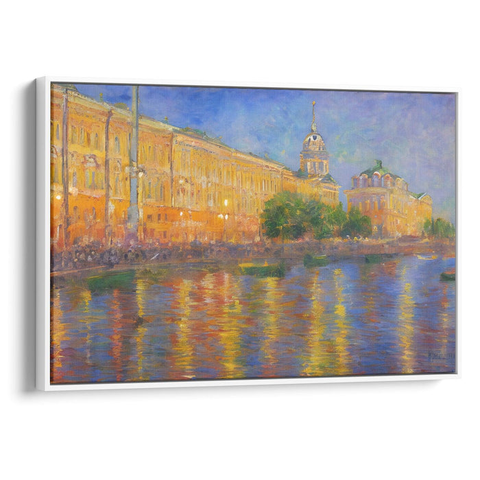 Impressionism St. Petersburg Print - Canvas Art Print by Kanvah