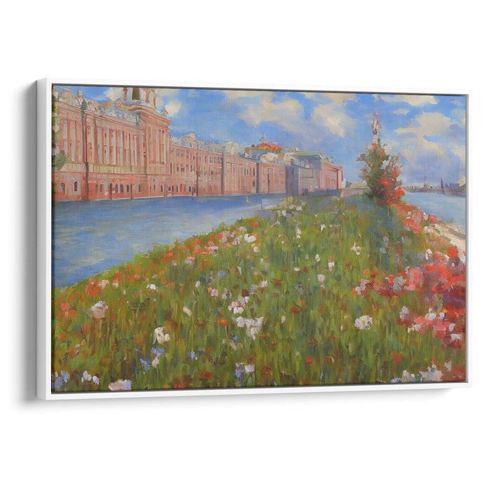 Impressionism St. Petersburg Print - Canvas Art Print by Kanvah