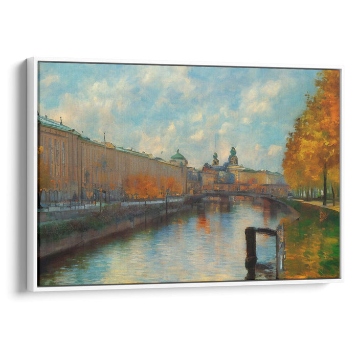 Impressionism St. Petersburg Print - Canvas Art Print by Kanvah