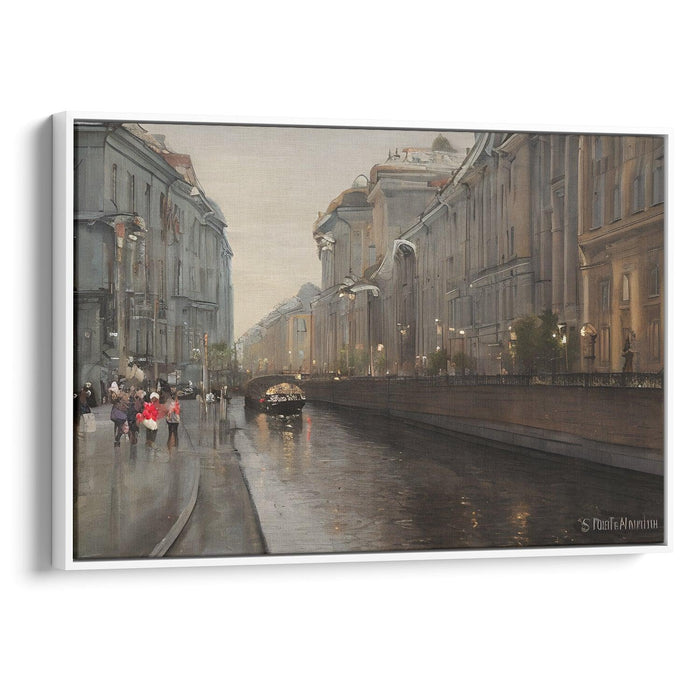 Realism St. Petersburg Print - Canvas Art Print by Kanvah