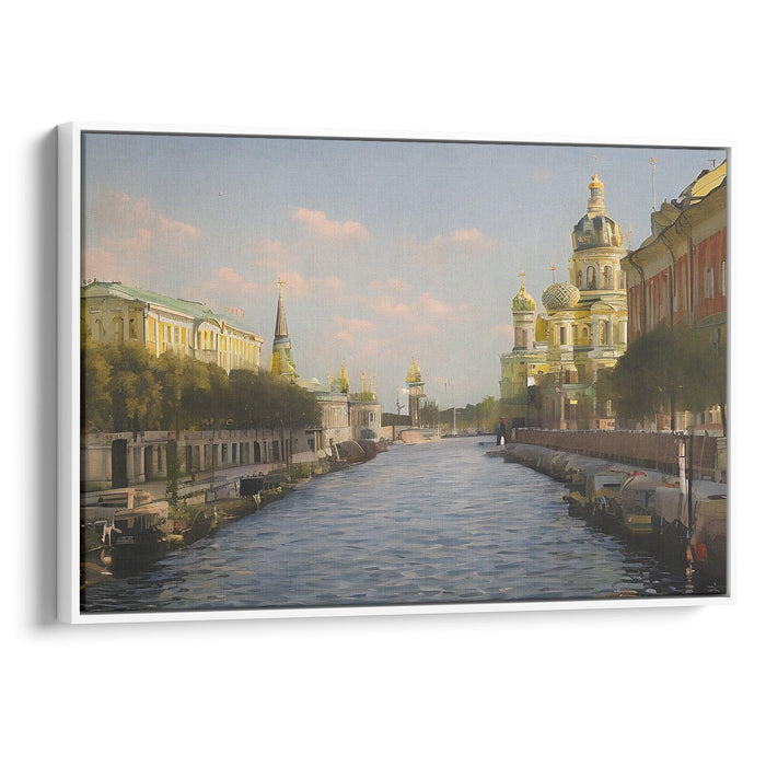 Realism St. Petersburg Print - Canvas Art Print by Kanvah