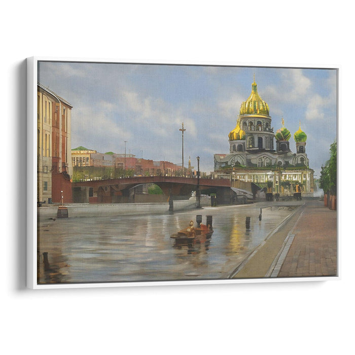 Realism St. Petersburg Print - Canvas Art Print by Kanvah