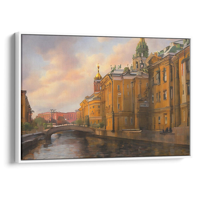 Realism St. Petersburg Print - Canvas Art Print by Kanvah