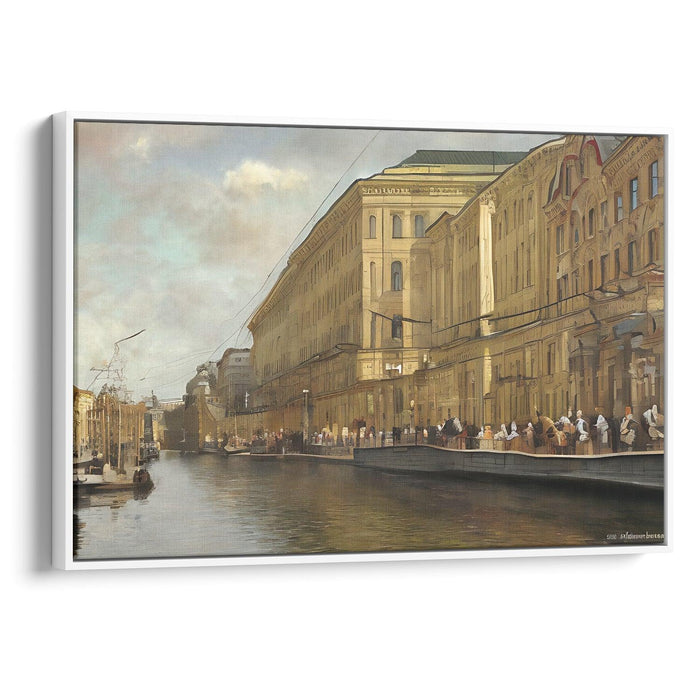 Realism St. Petersburg Print - Canvas Art Print by Kanvah