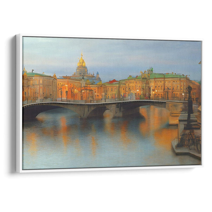 Realism St. Petersburg Print - Canvas Art Print by Kanvah