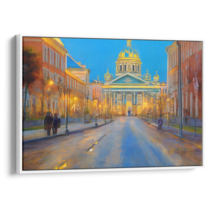 Realism St. Petersburg Print - Canvas Art Print by Kanvah