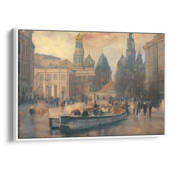 Realism St. Petersburg Print - Canvas Art Print by Kanvah