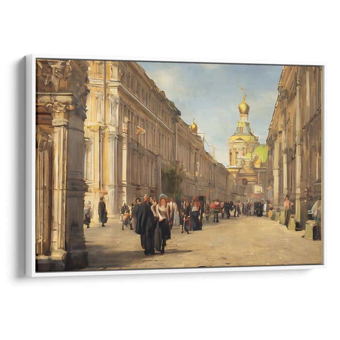 Realism St. Petersburg Print - Canvas Art Print by Kanvah