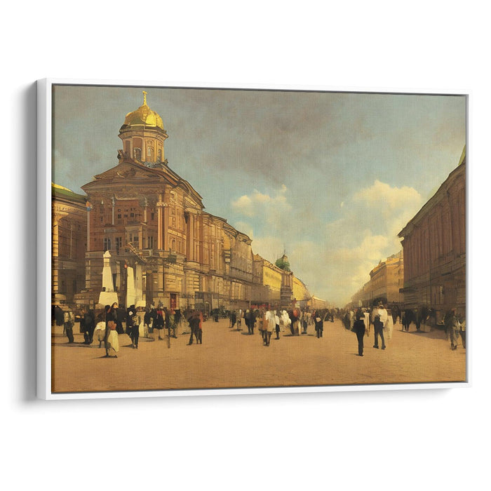 Realism St. Petersburg Print - Canvas Art Print by Kanvah