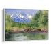 Watercolor Denali Print - Canvas Art Print by Kanvah