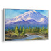 Watercolor Denali Print - Canvas Art Print by Kanvah