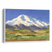 Watercolor Denali Print - Canvas Art Print by Kanvah