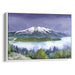 Watercolor Mount St. Helens Print - Canvas Art Print by Kanvah