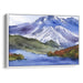 Watercolor Mount St. Helens Print - Canvas Art Print by Kanvah