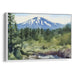 Watercolor Mount St. Helens Print - Canvas Art Print by Kanvah