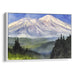 Watercolor Mount St. Helens Print - Canvas Art Print by Kanvah