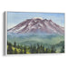 Watercolor Mount St. Helens Print - Canvas Art Print by Kanvah