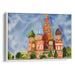 Watercolor St. Basil's Cathedral Print - Canvas Art Print by Kanvah