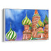 Watercolor St. Basil's Cathedral Print - Canvas Art Print by Kanvah