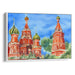 Watercolor St. Basil's Cathedral Print - Canvas Art Print by Kanvah