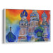 Watercolor St. Basil's Cathedral Print - Canvas Art Print by Kanvah