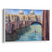 Watercolor Colonnade of St. Peter's Basilica Print - Canvas Art Print by Kanvah