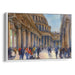 Watercolor Colonnade of St. Peter's Basilica Print - Canvas Art Print by Kanvah