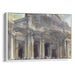 Watercolor Colonnade of St. Peter's Basilica Print - Canvas Art Print by Kanvah