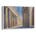 Watercolor Colonnade of St. Peter's Basilica Print - Canvas Art Print by Kanvah