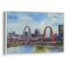 Watercolor St. Louis Arch Print - Canvas Art Print by Kanvah