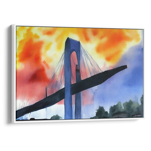 Watercolor St. Louis Arch Print - Canvas Art Print by Kanvah