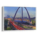 Watercolor St. Louis Arch Print - Canvas Art Print by Kanvah